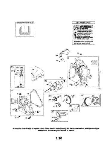 Cylinder/crankshaft/crankcase
