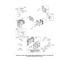 Briggs & Stratton 212400 (0036-0570) muffler/air cleaner diagram