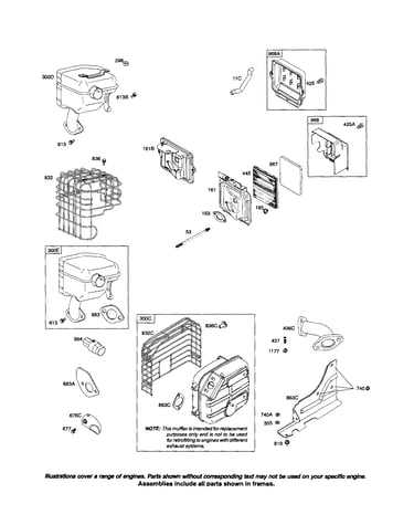 Muffler/air cleaner