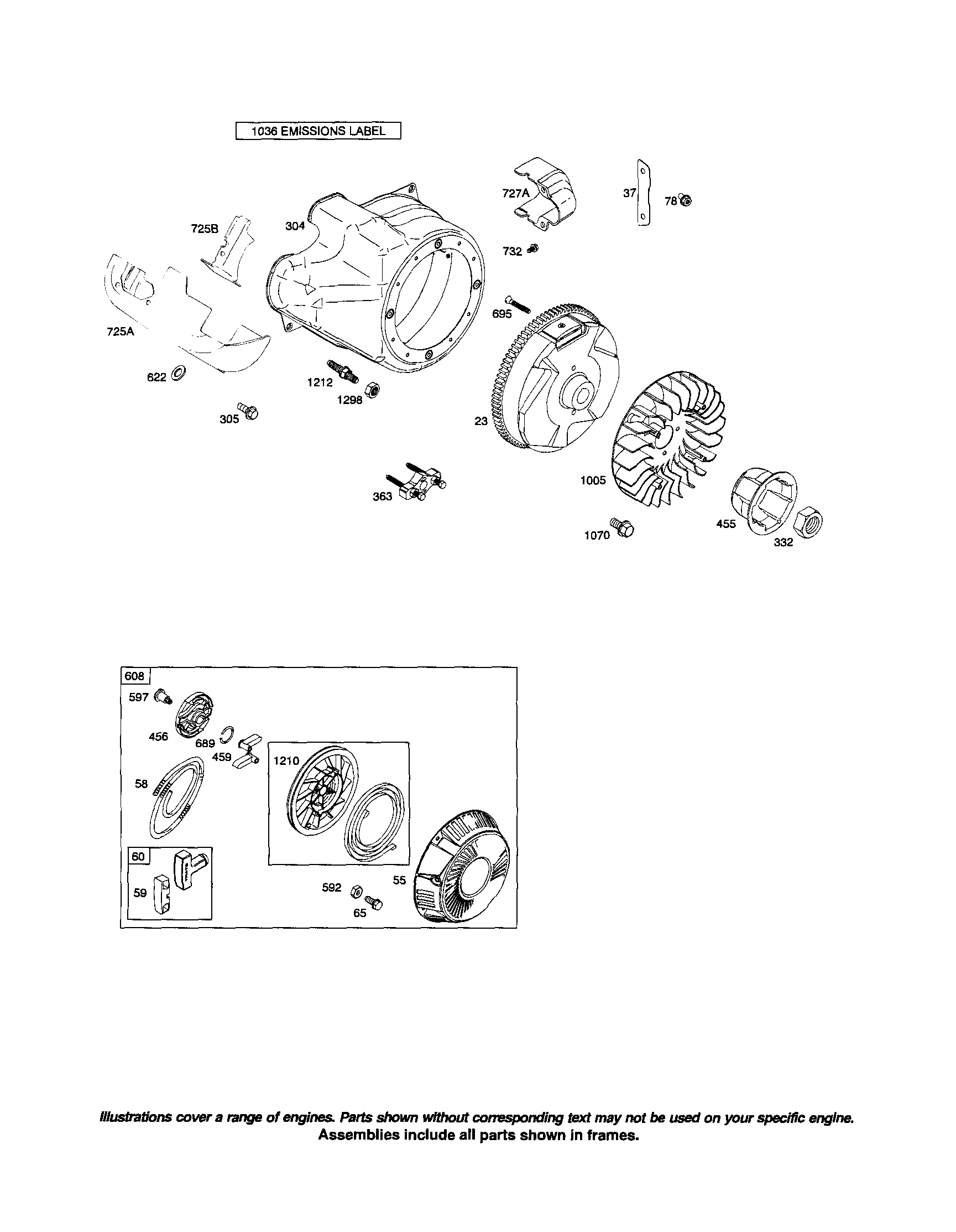 Blower/rewind starter