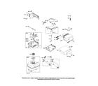Briggs & Stratton 212400 (0036-0570) fuel tank/control bracket diagram