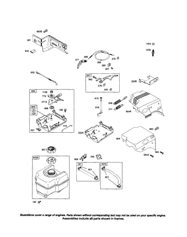 Fuel tank/control bracket