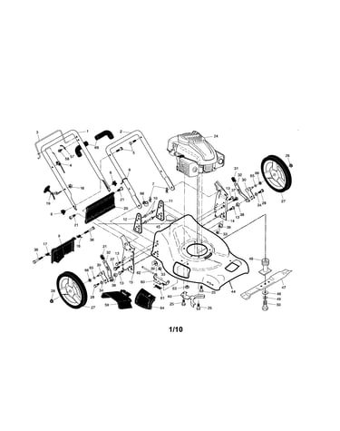 Engine/housing/handle