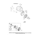 Briggs & Stratton 204300 (0036-1162) blower housing/rewind starter diagram