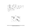 Briggs & Stratton 204312-0171-B1 motor starter/fuel tank diagram