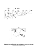 Motor starter/fuel tank