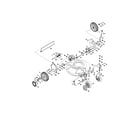 Craftsman 247887760 transaxle/wheels diagram