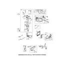 Briggs & Stratton 126L02-0795-F1 carburetor/muffler diagram