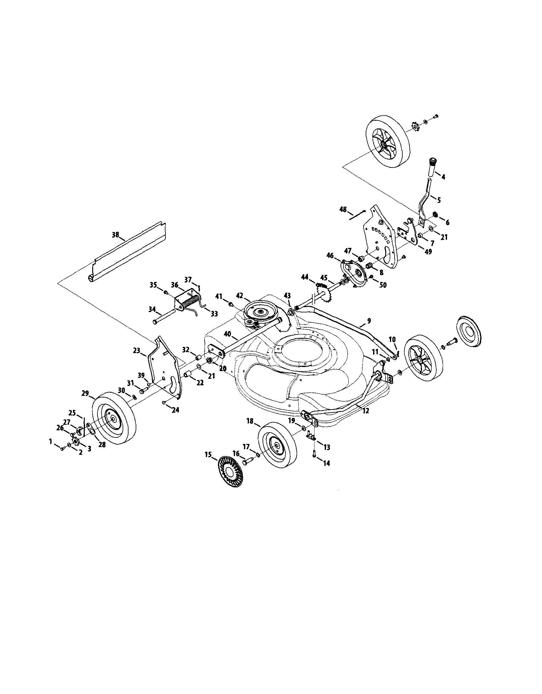 Wheels/transaxle