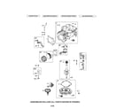 Briggs & Stratton 111P02-0783-F1 cylinder/crankshaft/crankcase diagram