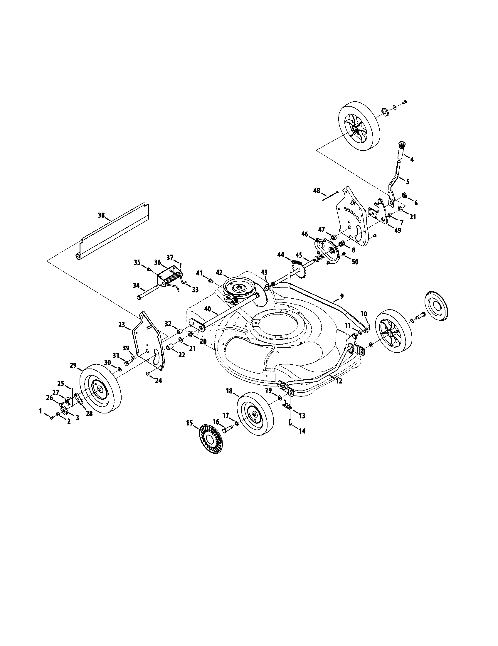 Wheels/transmission