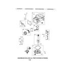 Briggs & Stratton 11P902-0783-B1 cylinder/crankshaft/crankcase diagram