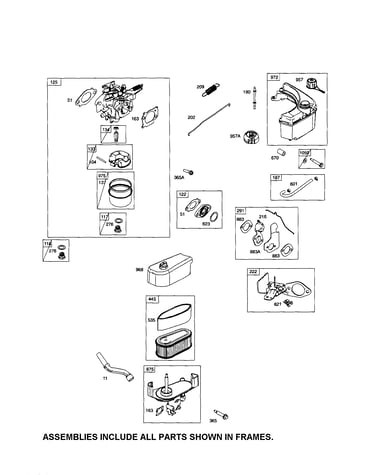 Carburetor/fuel tank