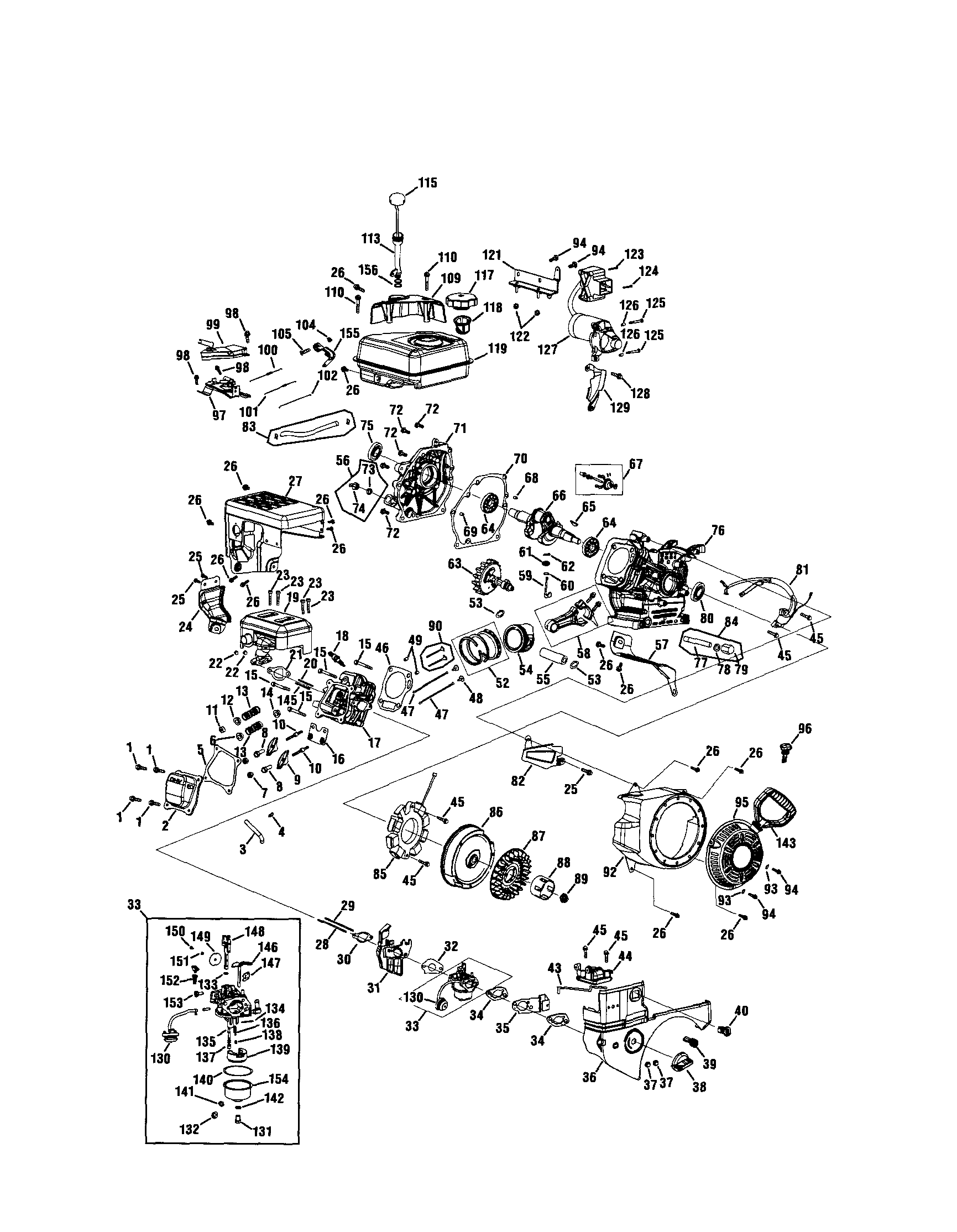 ENGINE ZS365-SUB
