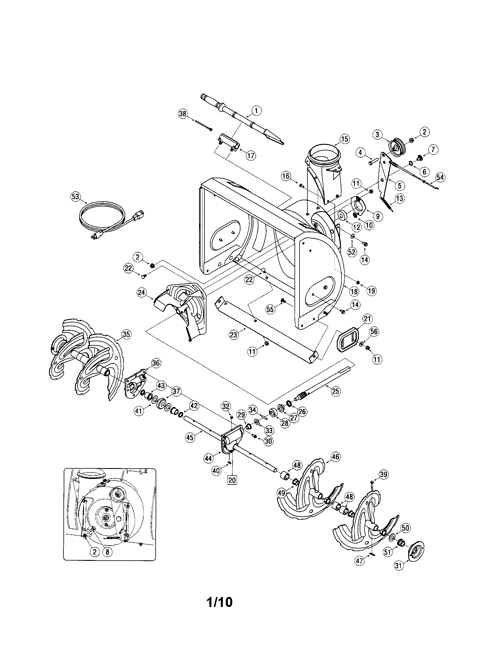 Auger/housing