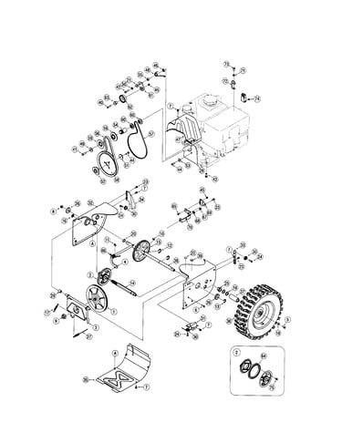 Wheels/axle