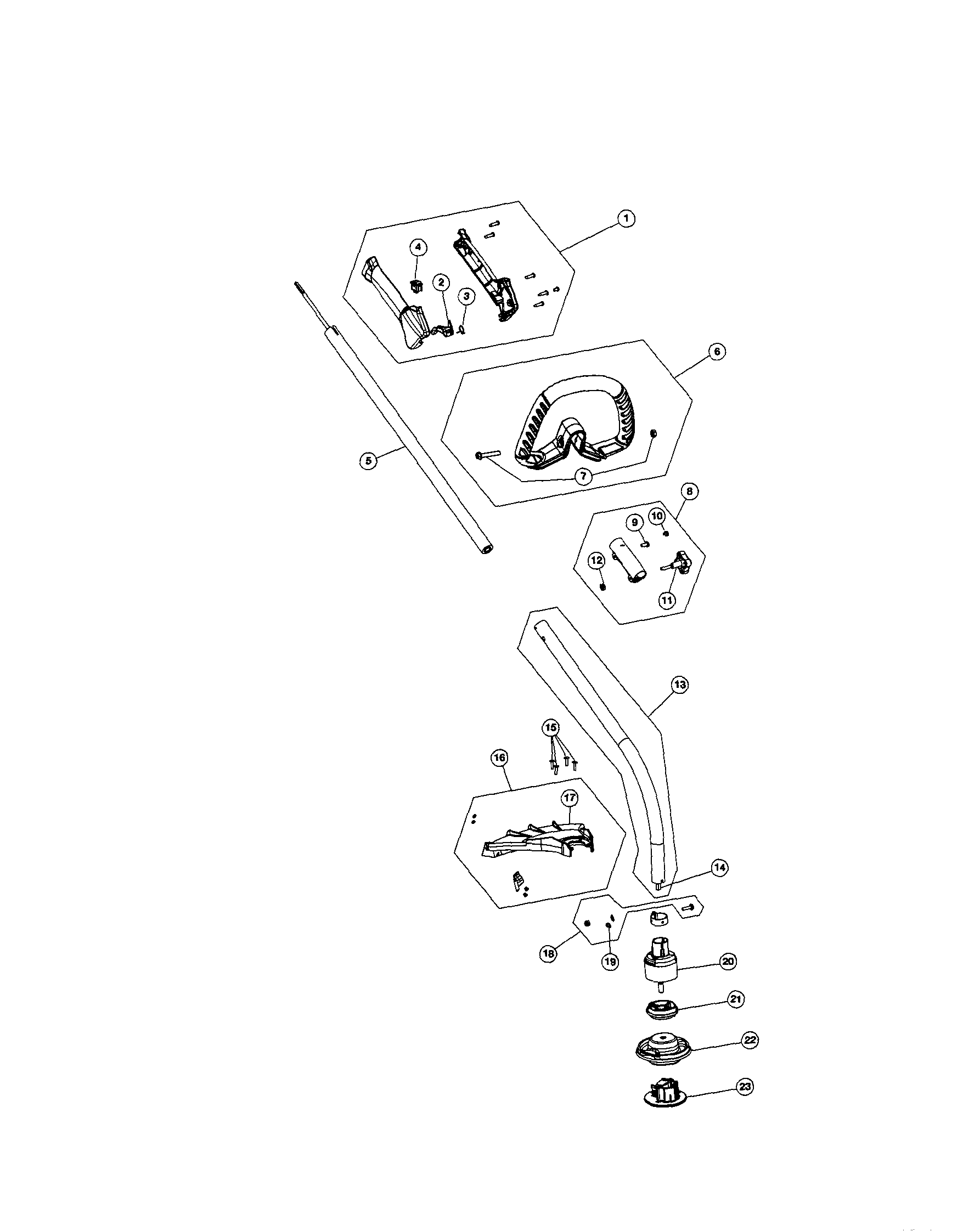 Driveshaft/handle