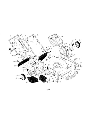 Engine/housing/handle