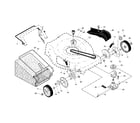 Craftsman 917376392 drive control/gear case/wheels diagram