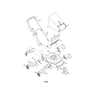 Craftsman 24738814 lawn mower diagram