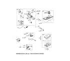 Briggs & Stratton 10L802-0776-F1 carburetor/fuel tank diagram