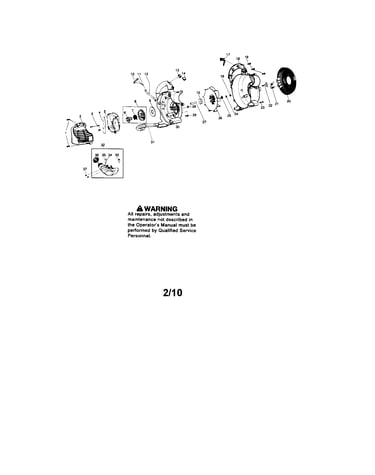 Scroll/handle/fuel tank