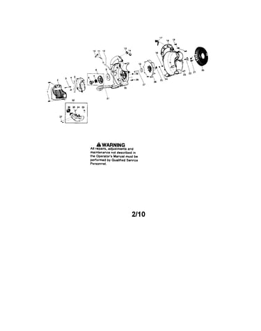 Scroll/handle/fuel tank