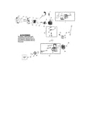 Muffler/crankshaft/crankcase