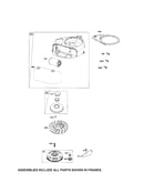 Blower housing/flywheel