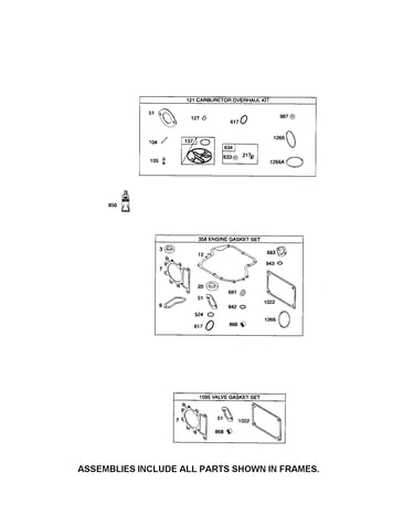 Gasket sets