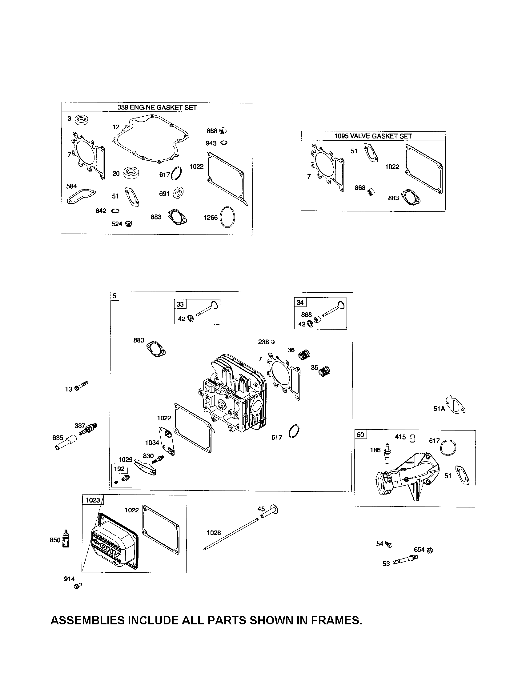 SUMP/GASKET SETS