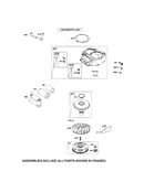 Blower housing/flywheel