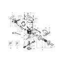 Cylinder/crankshaft/shield