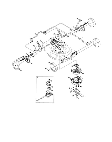 Transmission/wheels
