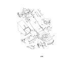 MTD 860 handle/grass bag diagram