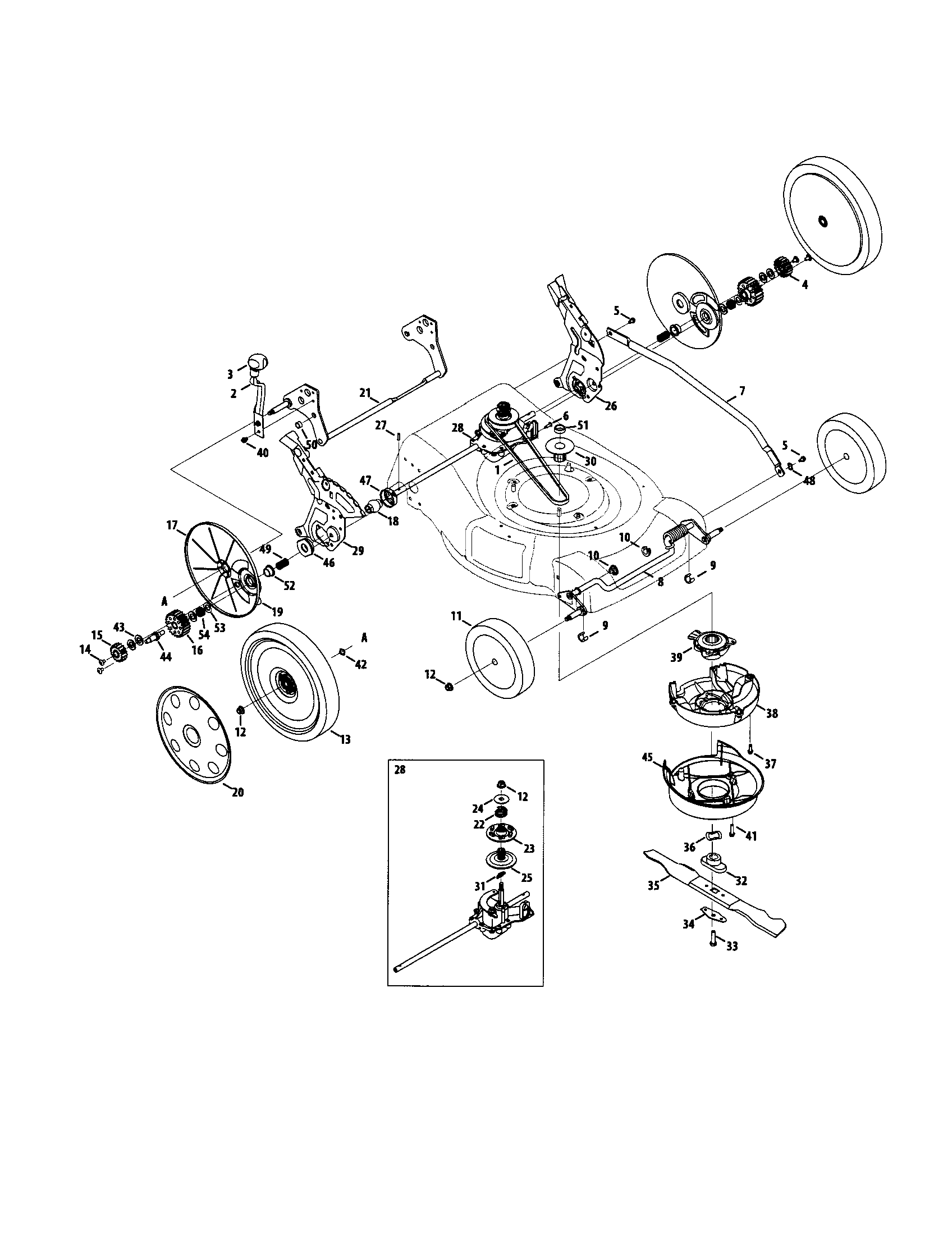 Wheels/transmission