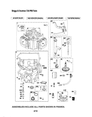 Cylinder/sump