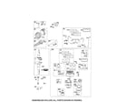 Kmart 01824257-8 carburetor/crankshaft diagram