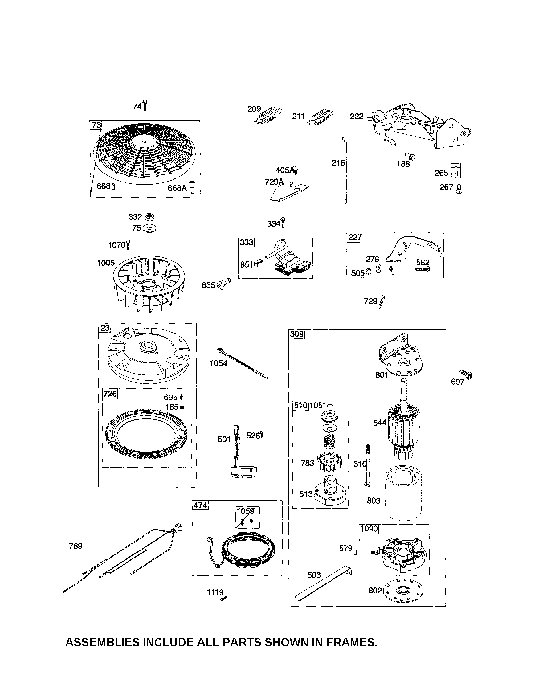Starter motor/flywheel