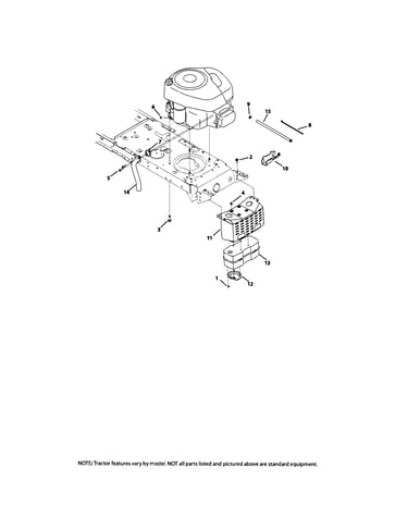 B&s model with low muffler