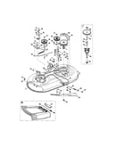 Deck/spindle pulley