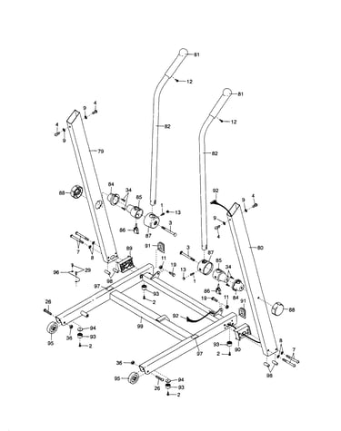 Uprights/base