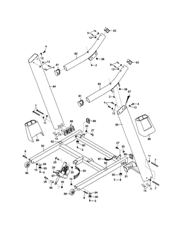 Uprights & base