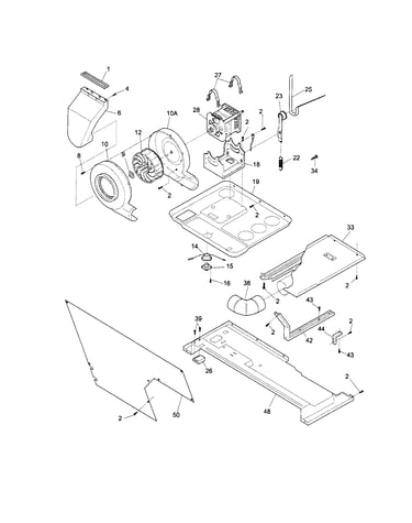 Motor/blower/belt