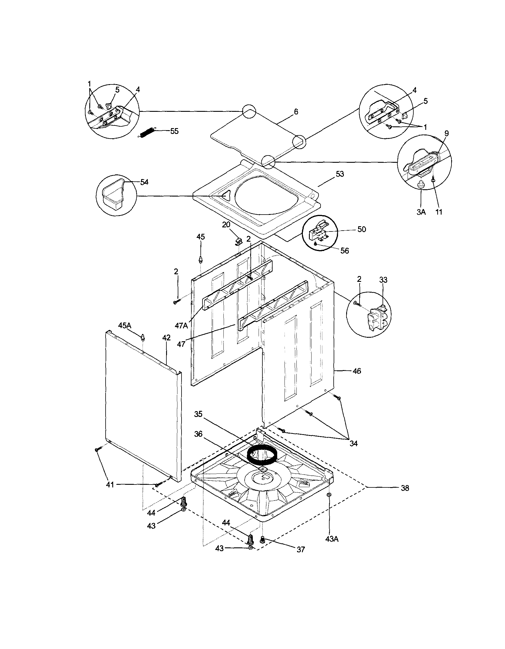 Lower cabinet/top
