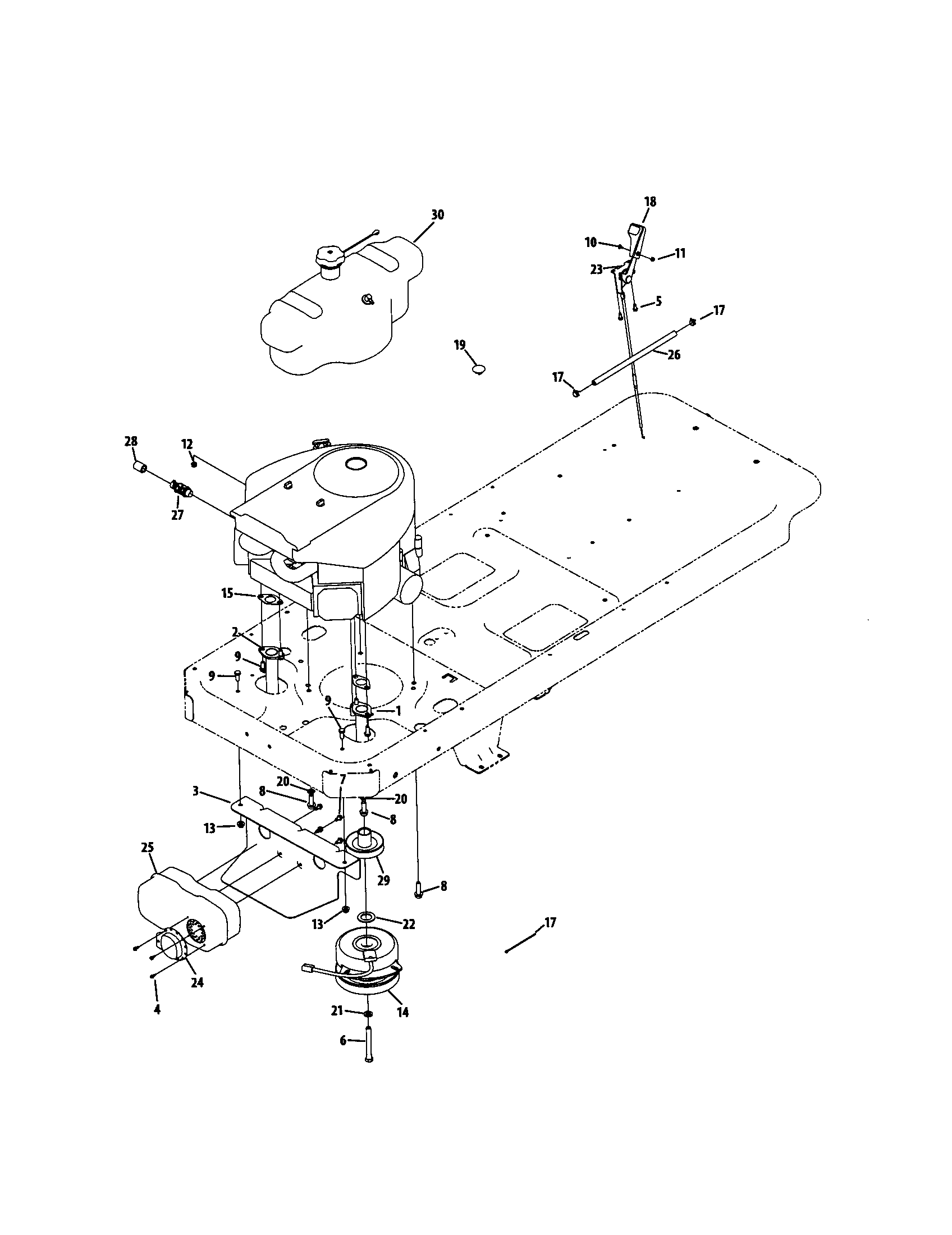 Engine connection 54"