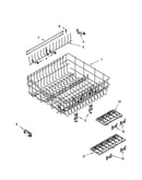 Upper rack and track