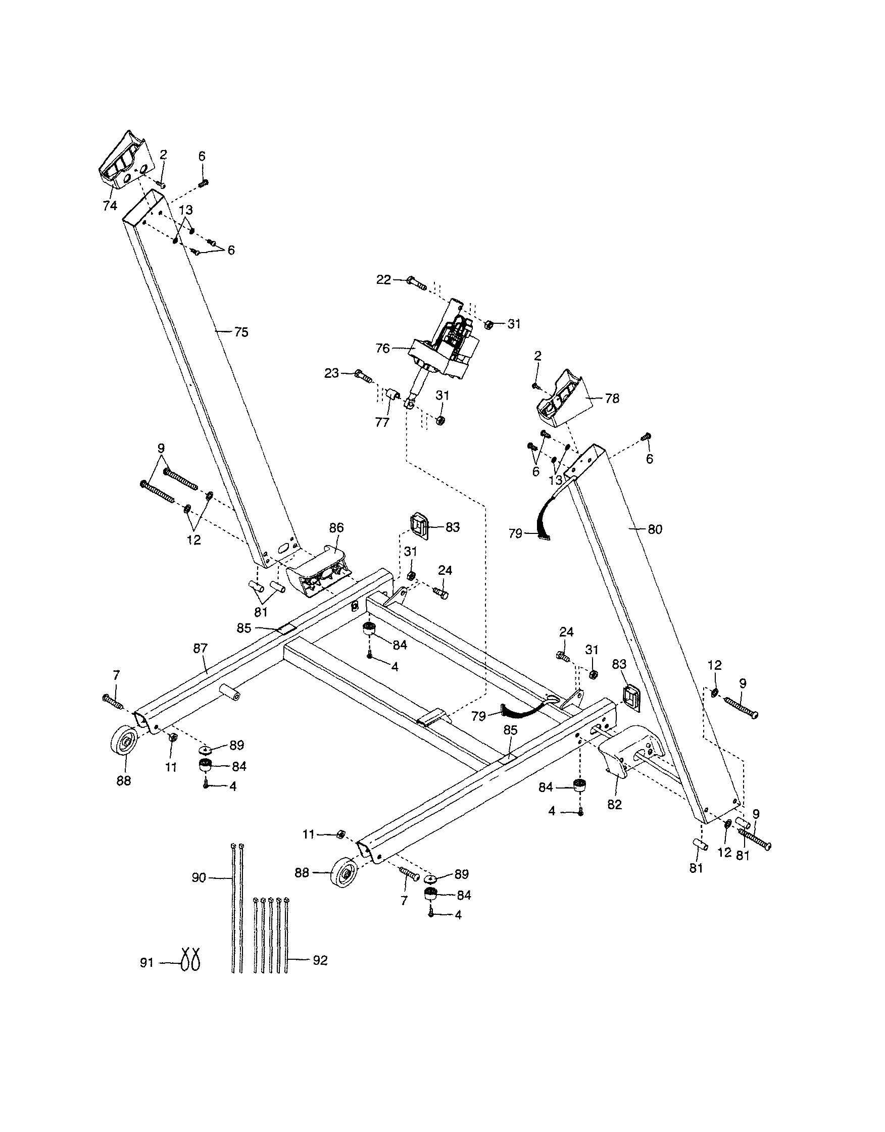 Base/uprights
