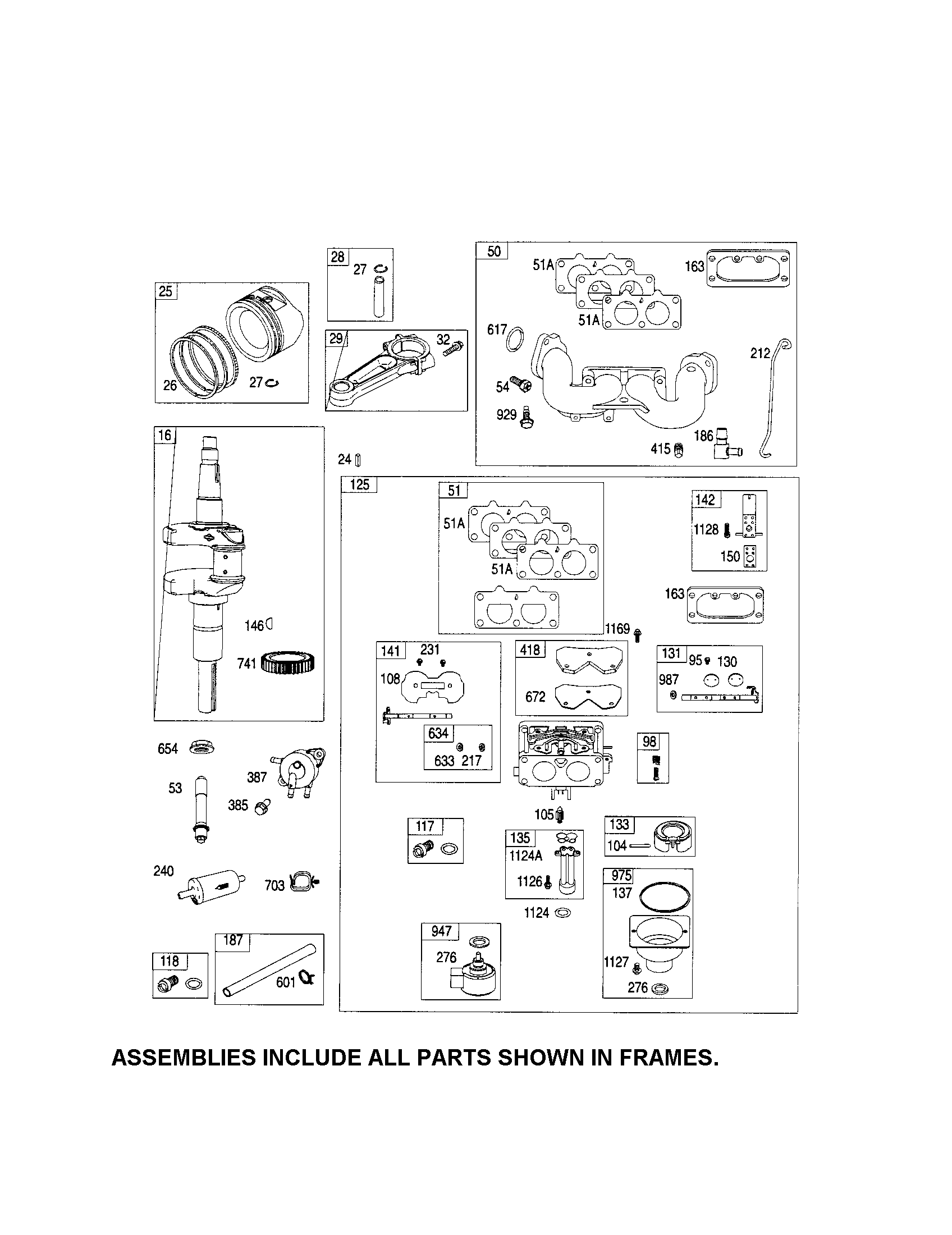 Carburetor/crankshaft