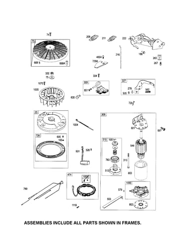 Motor-starter/flywheel